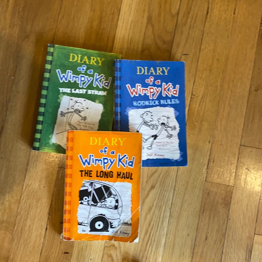 Lot of diary wimpy kid books